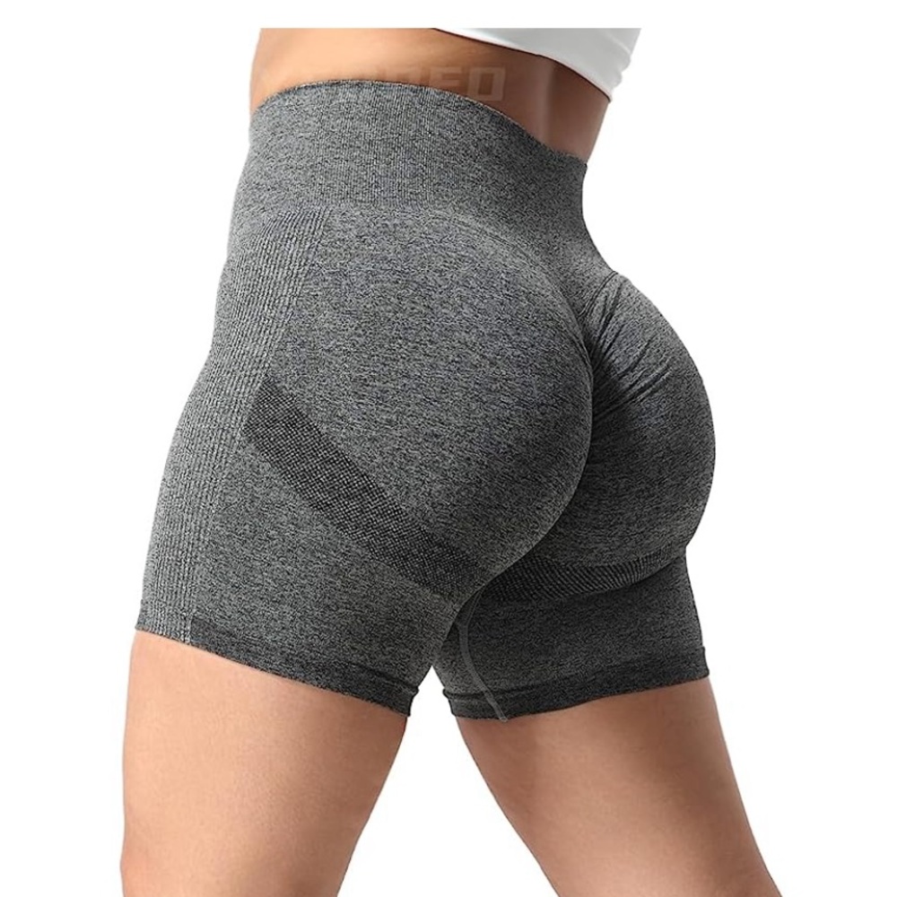 High waist women’s workout shorts - contour seamless